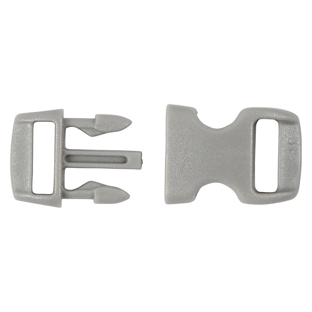 Creativ Company Klickverschluss 29 mm x 15 mm, Lochgrösse 3 x11 mm,100 Stück (41619)