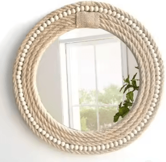 Inspire Curations Vintage Country Hanging Decorative Wall Mirror as Picture