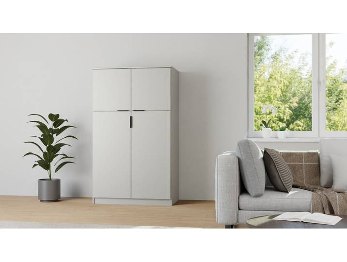 Armoire de rangement colorée sur mesure Pickawood Mélaminé premium Gris