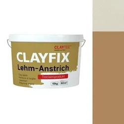 CLAYTEC CLAYFIX Lehm-Anstrich BRGE 3.0 Grobkorn - 10 kg Eimer