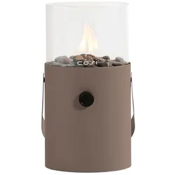 Cosi Laterne Cosiscoop Original Edelstahl Clay Brown