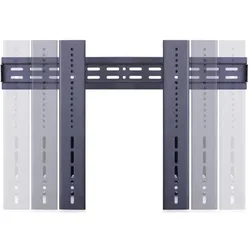 Multibrackets M Public Video Wall Mount Push (Wand, 50 kg, 40" - 70"), TV Wandhalterung, Schwarz
