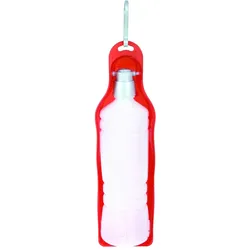 Trixie Trinkflasche mit Trinknapf | 500ml praktischer Reisebegleiter