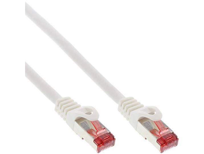 InLine 76400W patchkabel (S/FTP (Pimf), categorie 6, 10m) wit