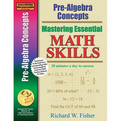 Mastering Essential Math Skills, Taschenbuch von Richard W. Fisher, Math Essentials