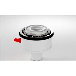 KALDEWEI Duschfläche-Ablaufgarnitur, senkrecht, mit Haarfangsieb, ohne Deckel, 687772520000
