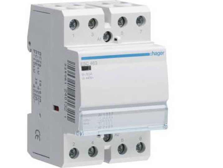 Hager ESC440 Contacteur\, 40A\, 4NA\, 230 V