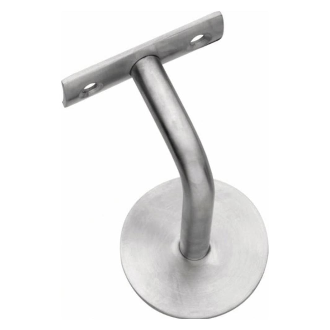 Intersteel Handlaufträger Edelstahl matt Durchmesser Wandplatte 60 mm gewölbte Auflage (Edelstahl V4A) (0035.730090)