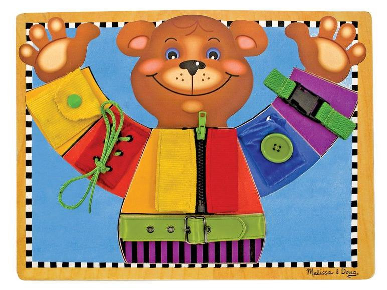Melissa & Doug basisinstructie aankleden