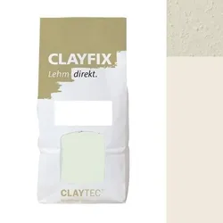 CLAYTEC CLAYFIX Lehm-Anstrich Woll-Weiss Grobkorn - 1,5 kg Beutel