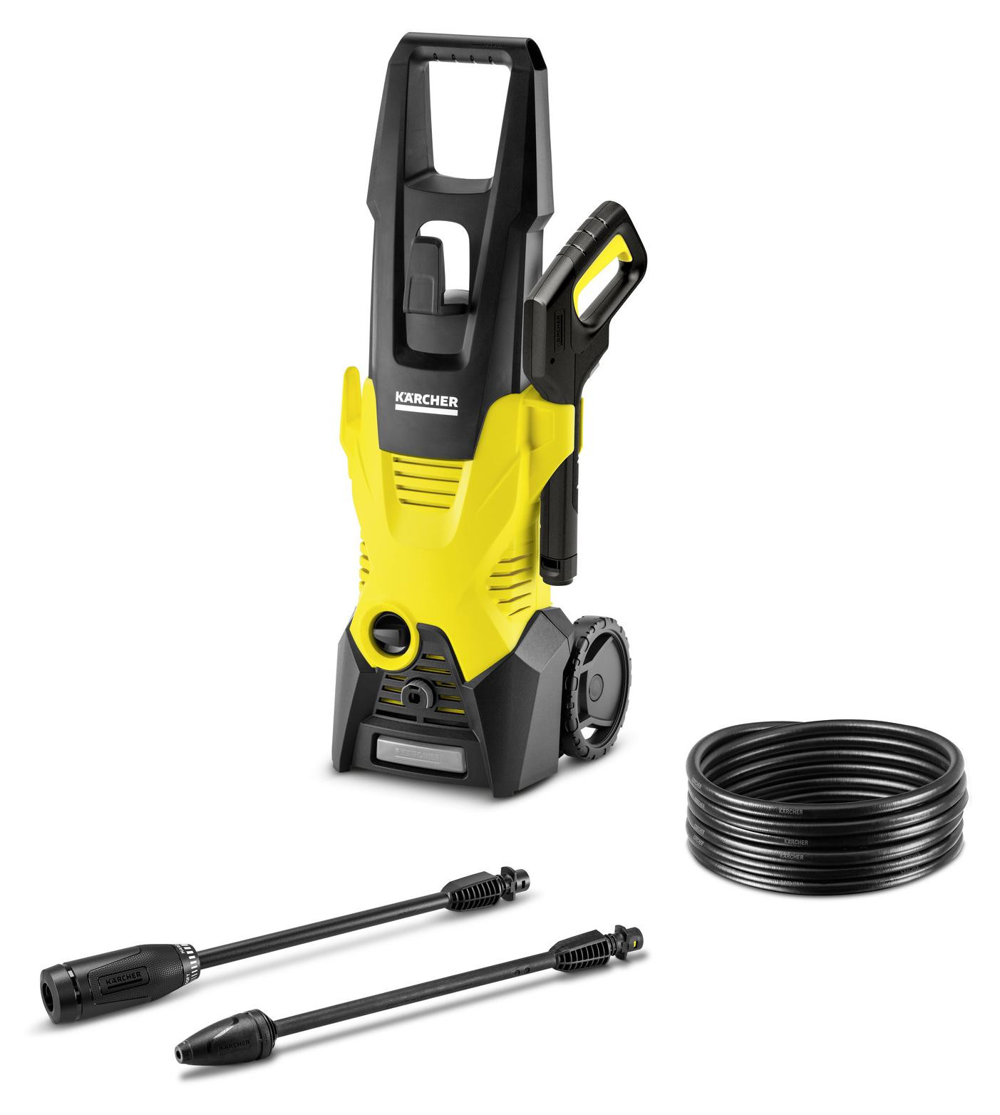Kärcher K 3 hogedrukreiniger Compact Electric, 380 l/h, Zwart-Geel