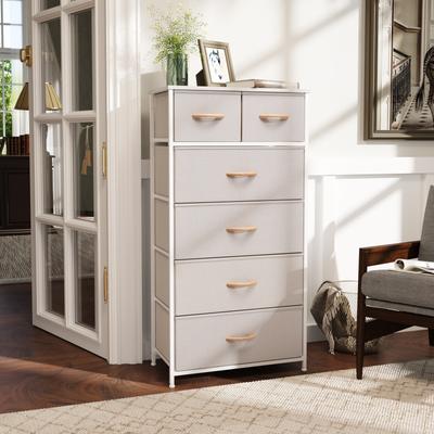 VredHom 6 Drawers Vertical Dresser Storage Tower