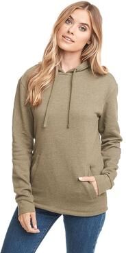 Next Level 9300 Apparel Malibu Pullover Hoodie in Heather Military Green size 3XL   60/40 cotton/polyester NL9300