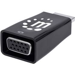 Manhattan 151542 HDMI Adapter [1x HDMI-Stecker - 1x VGA-Buchse] Schwarz 0 mm