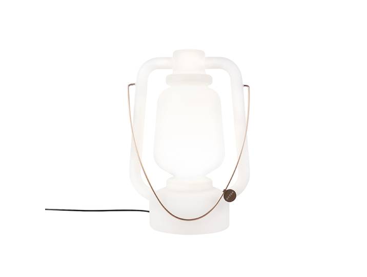 Lampadaire Blanc 51 cm IP44 - Storm Large