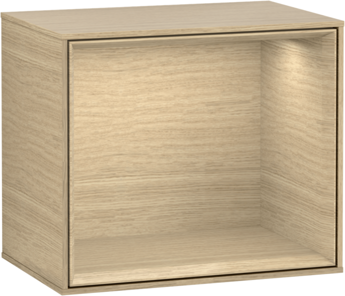 Villeroy und Boch Finion Regalmodul F580PCPC 41,8x35,6x27cm, Regal Oak Veneer, Oak Veneer