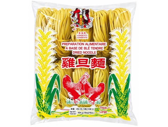 LONGEVITY - Nouilles larges - 454g
