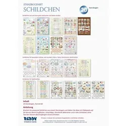 REDDY Kreativ-Set Schildchen versch. Anlässe 20tlg.