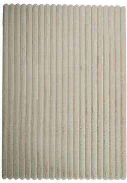 MDA Rugs Madrid Collection Ultra Soft Ribbed Faux Fur Area Rug