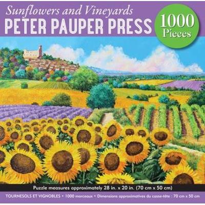 Sunflowers & Vineyards 1000 Piece Puzzle