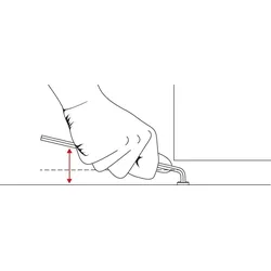 PB SWISS TOOLS Winkelschraubendreher 1,5mm Kugelkopf 90+100Grad kurz Rainbow