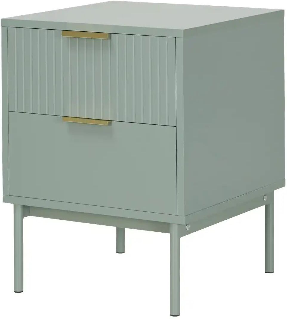 Höffner Nachtkommode  Nanno ¦ grün ¦ Maße (cm): B: 40 H: 51,5 T: 41.5