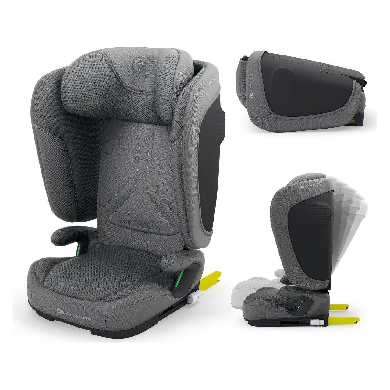 KinderKraft Car Seat Unity 2 I-Size GREY (Kindersitz) (KCUNIT02GRY0000)
