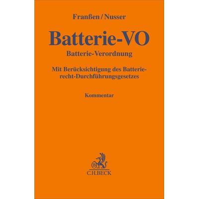 Batterie-VO, Gebundene Ausgabe von , C.H. Beck, 978-3-406-84261-0