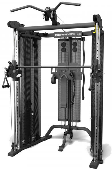 Inspire Kraftstation SF6 Smith Functional Trainer inkl. Zubehör, Hantelbank &...