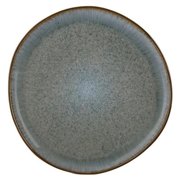 Domoletti Plate lunch Eucalyptus, Ø 26.8 cm, white/green (26.80 cm) (67913372)