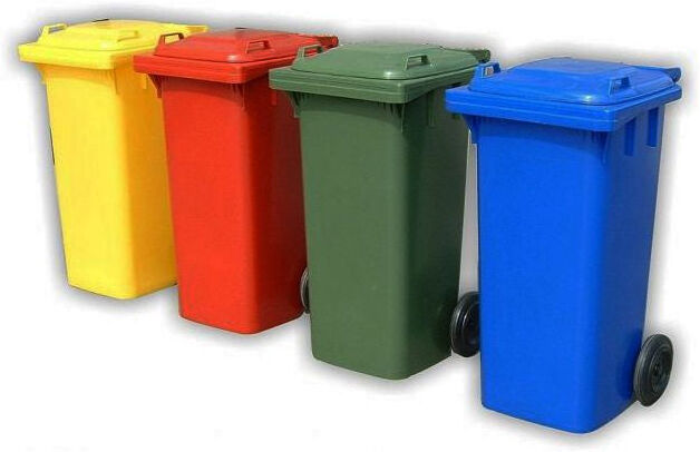 Bidone per raccolta differenziata, 120 l , COLORE A SCELTA