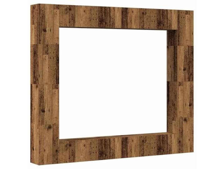 GHVBNMF 8-TLG. TV-Schrank-Set Wandmontage Altholz-Optik Holzwerkstoff Flexibles Hängebord-Ensemble für Wohnzimmer und Schlafzimmer mit viel Stauraum sowie moderner Optik.