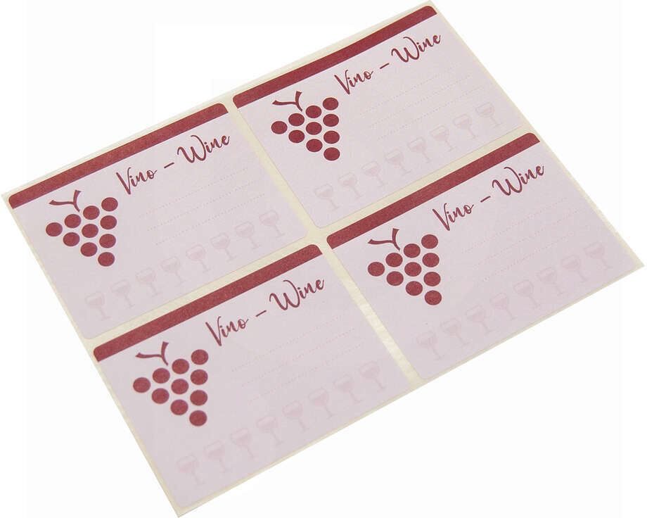 Polsinelli Etiquette adhésive pour bouteilles de vin Grappe de raisin (