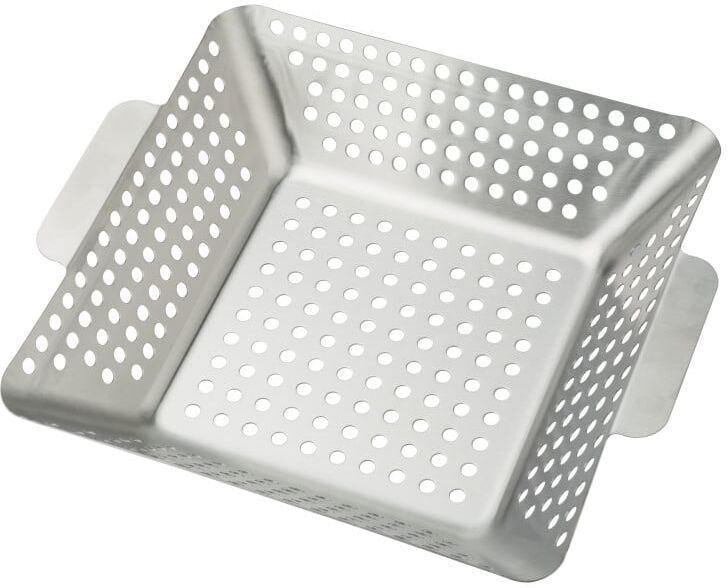 Primaster Grillkorb Edelstahl 32 x 28 x 7 cm