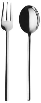 Mepra Stainless Steel Due Serving Set (Fork and Spoon)