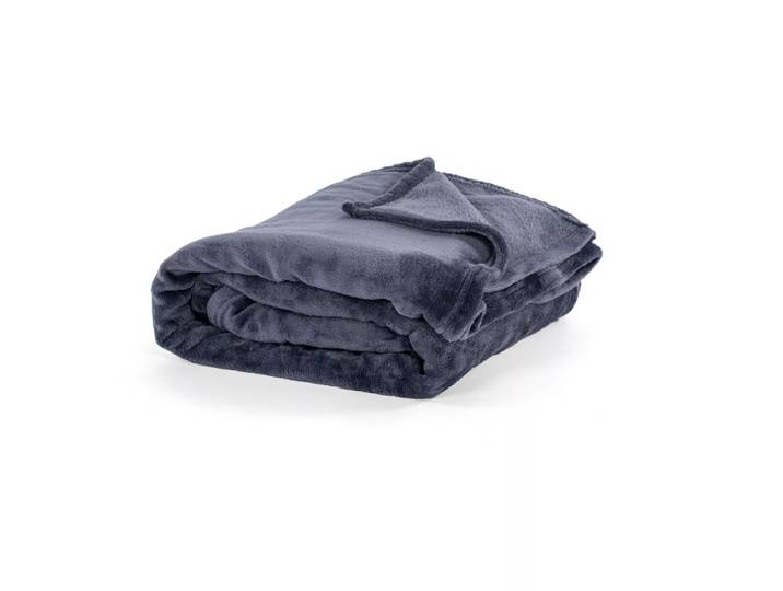 Tiseco - Decke MELANGE Mikroflanell, Melange Mikroflanell Decke, 130 x 170 cm, Blau