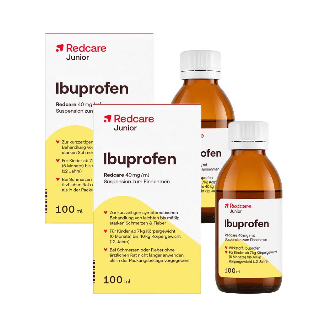 Ibuprofen Redcare 40Mg/Ml x2 2x100 ml Suspension