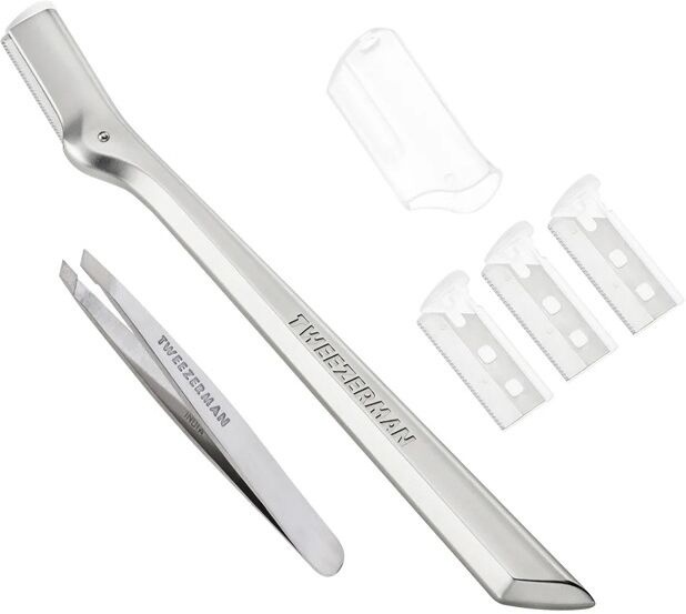 Tweezerman Brow Razor and Mini Tweezer Kit