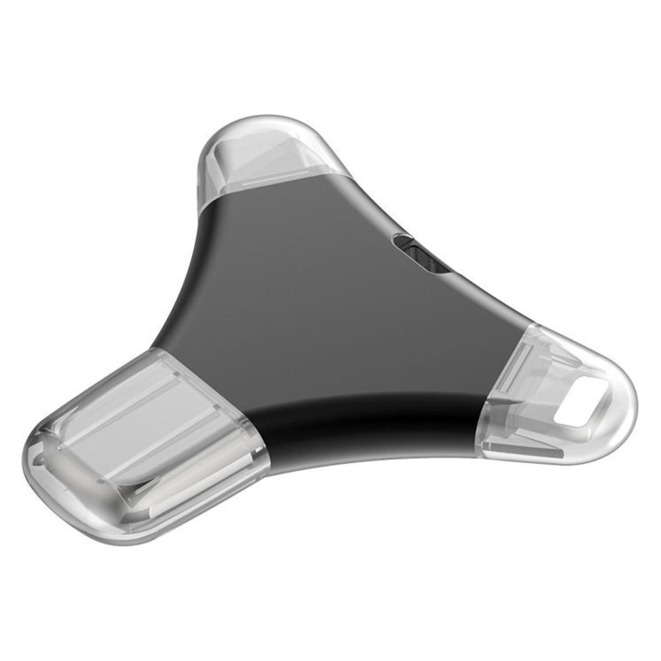 PowerGuard 4-in-1 USB-C & Lightning MicroUSB 128GB FlashDrive USB 3.0 OTG Adapter (USB-A, Lightning, Micro USB, USB-C) (00035080)