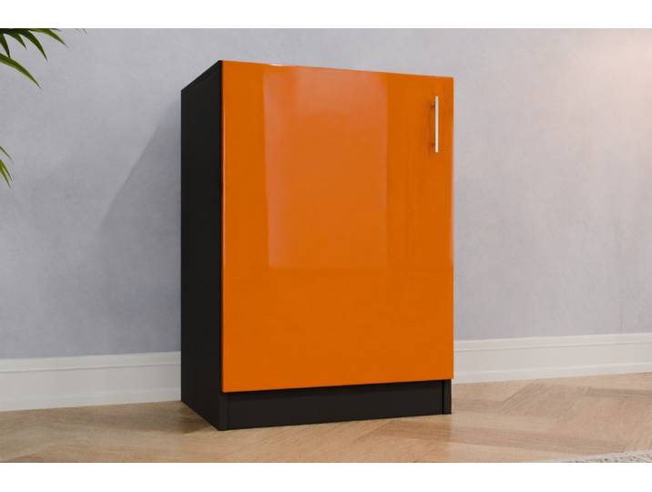 Badezimmer Nischenschrank nach Maß - RAL 2011 Tieforange - 78x55x42cm - Individuell konfigurieren