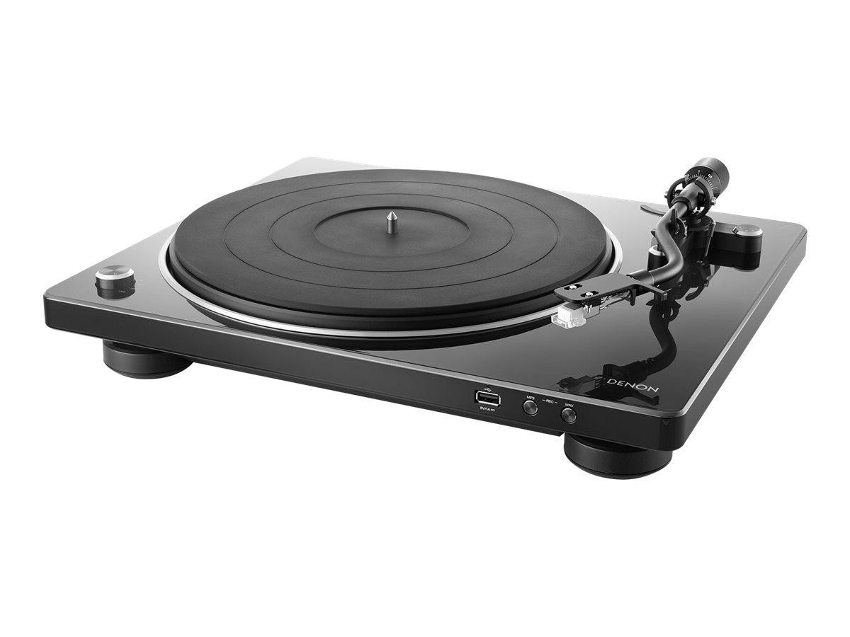 Denon DP-450USB Plattenspieler mit Riemenantrieb schwarz