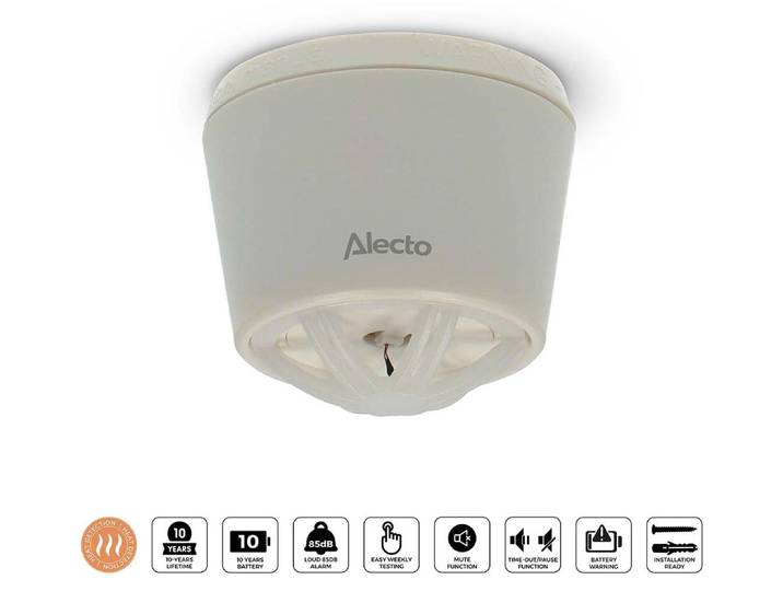 Alecto HA59 - Détecteur de chaleur\, blanc