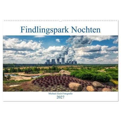 Der Findlingspark in der Lausitz (Wandkalender 2027 DIN A2 quer), CALVENDO Monatskalender