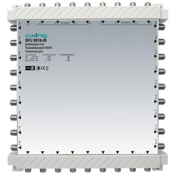 Axing SPU9918-09 Multischalter-Kaskadenbaustein, 9 Ein-/Ausgänge, 18 Teilnehmer, 28dB SPU991809 SPU 9918-09