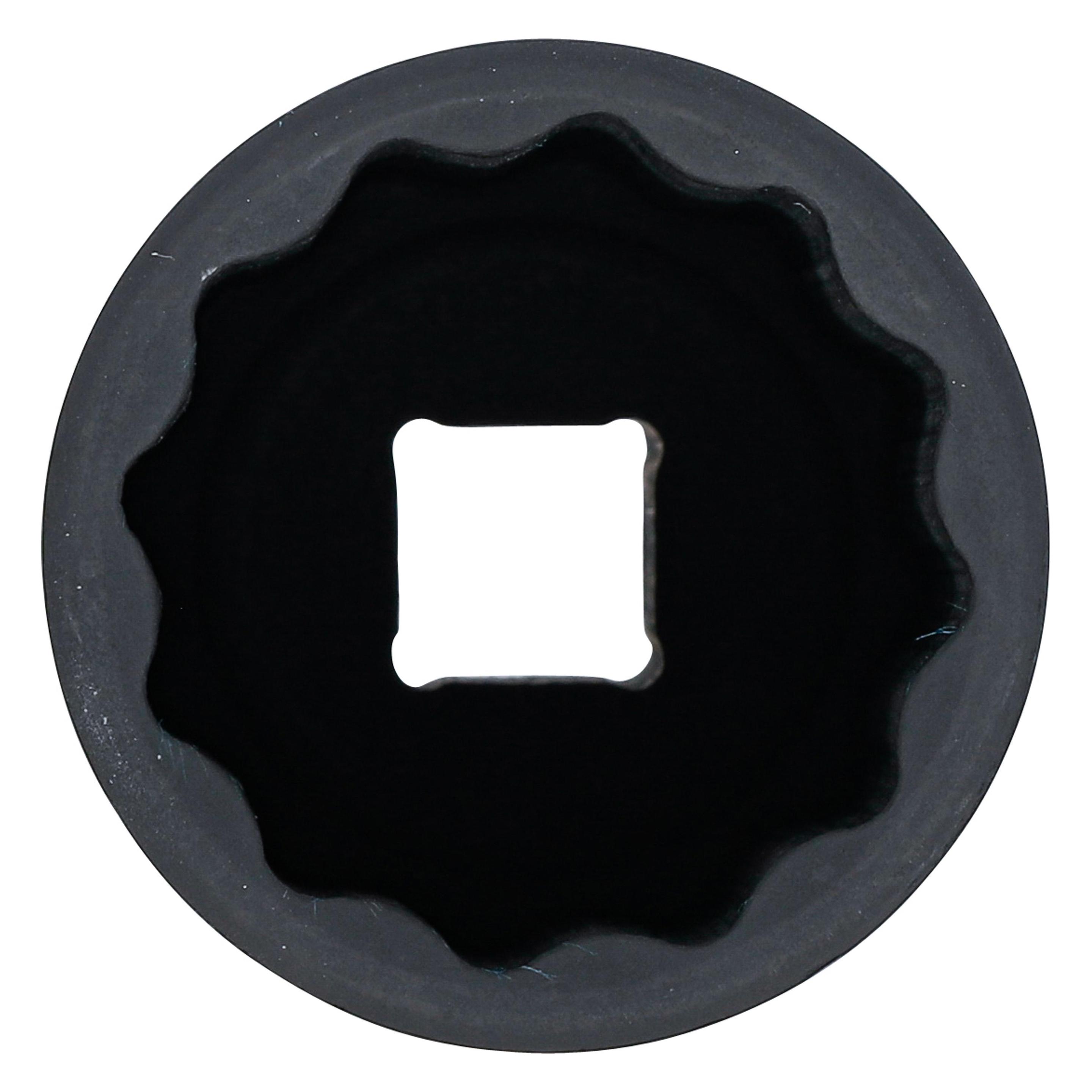 BGS Kraft-Steckschlüssel-Einsatz Zwölfkant | Antrieb Innenvierkant 12,5 mm (1/2") | SW 36 mm (36 mm) (5342)