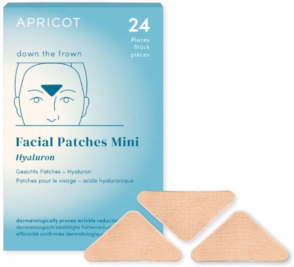 Apricot Facial Patches Hyaluron beige Mini Pack 24 St Pflaster