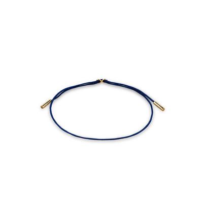 Armkette ELLI "Armband Nylon 925 Sterling Silber" Gr. 16, gold, Armbänder, Damen, Silber 925 (Sterlingsilber), Armkette