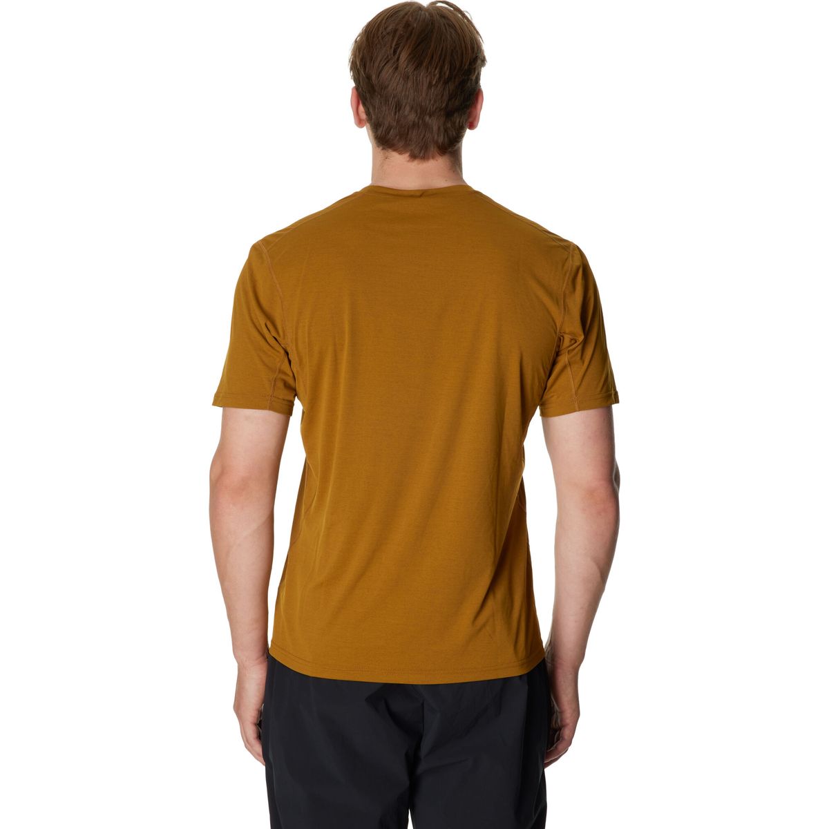 Houdini M's Pace Air Message Tee greenish gold / houdini logo (I46) S 840071-I46-S