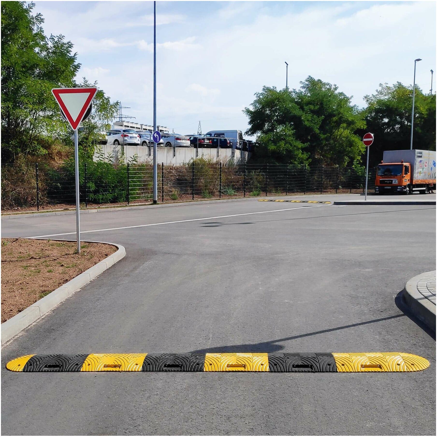 Moravia Fahrbahnschwelle TOPSTOP 20-RE Normelement gelb 400 x 500 x 50 mm (281.18.692)