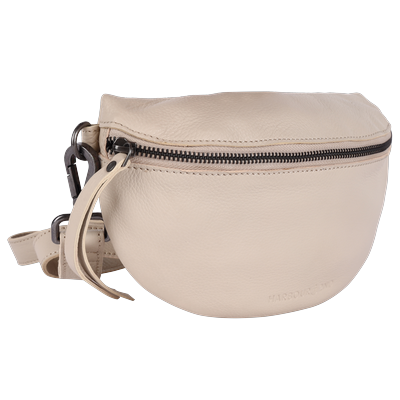 Umhängetasche HARBOUR 2ND "Paulette", Damen, Gr. B/H/T: 24cm x 13cm x 7cm, beige (cream), Rindsleder, Taschen Umhängetasche, Schultertasche, Mini Bag, Handtasche Damen